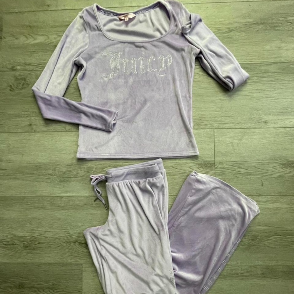 Juicy Couture Pink and Gray Top